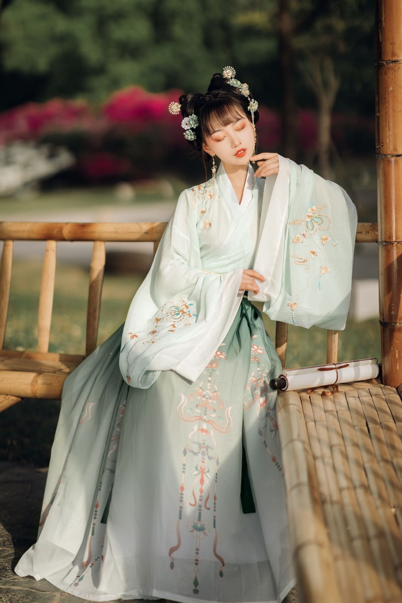 Women Hanfu Dress Traditional Chinese Cloth Outfit Ancient Folk Dance Stage Costumes Oriental Fairy Princess Cosplay - Image 5