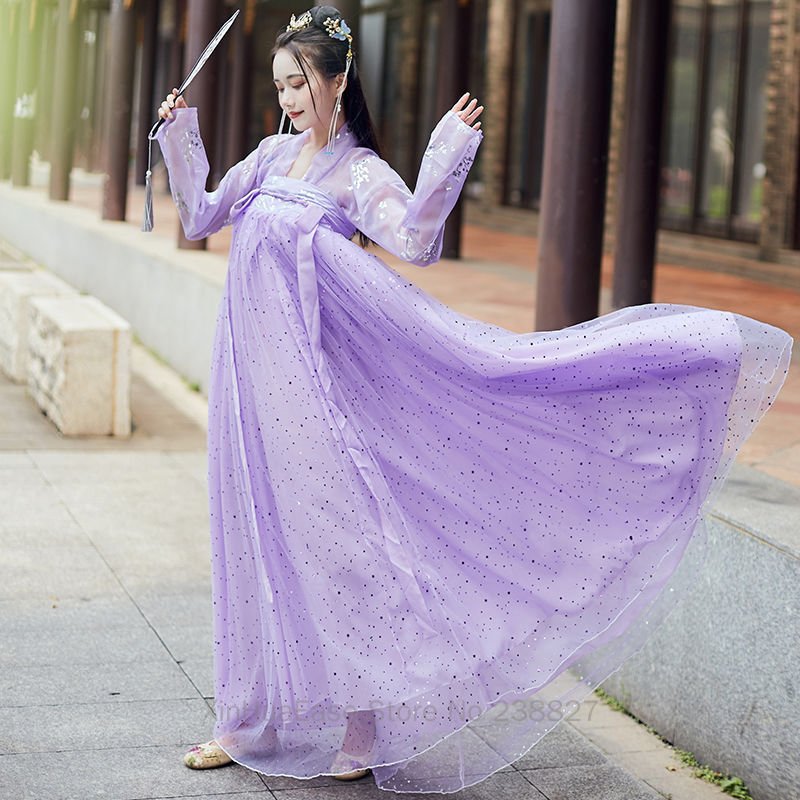 XinHuaEase Hanfu Women Pink Chinese Traditional Dress Dance Fairy Costume Plus Size Cosplay Female Princess Clothing Carnival - Image 5