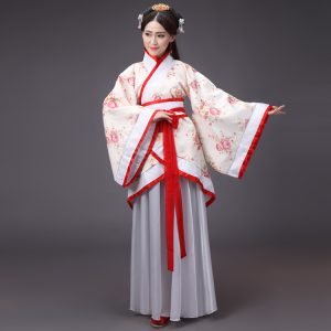 Hanfu National Costume Female Ancient Costume Quyuan Performance Costume