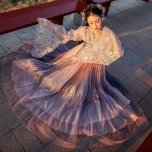 Hanfu Female Flower God Fu Chaoxian Improved Students