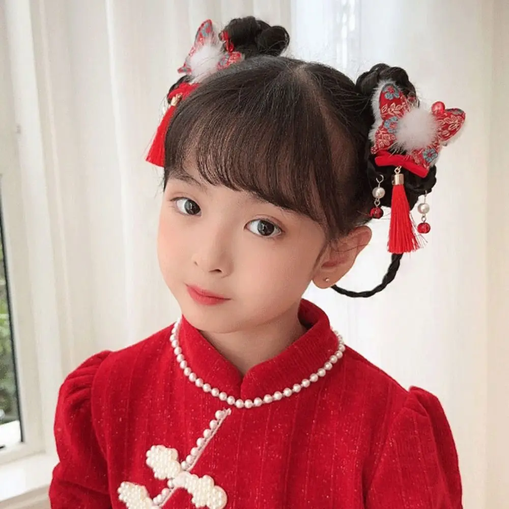 Hair Accessories Children New Year Hairpin Hanfu Headdress Chinese Style New Year Barrettes Princess Ancient Style - Image 18