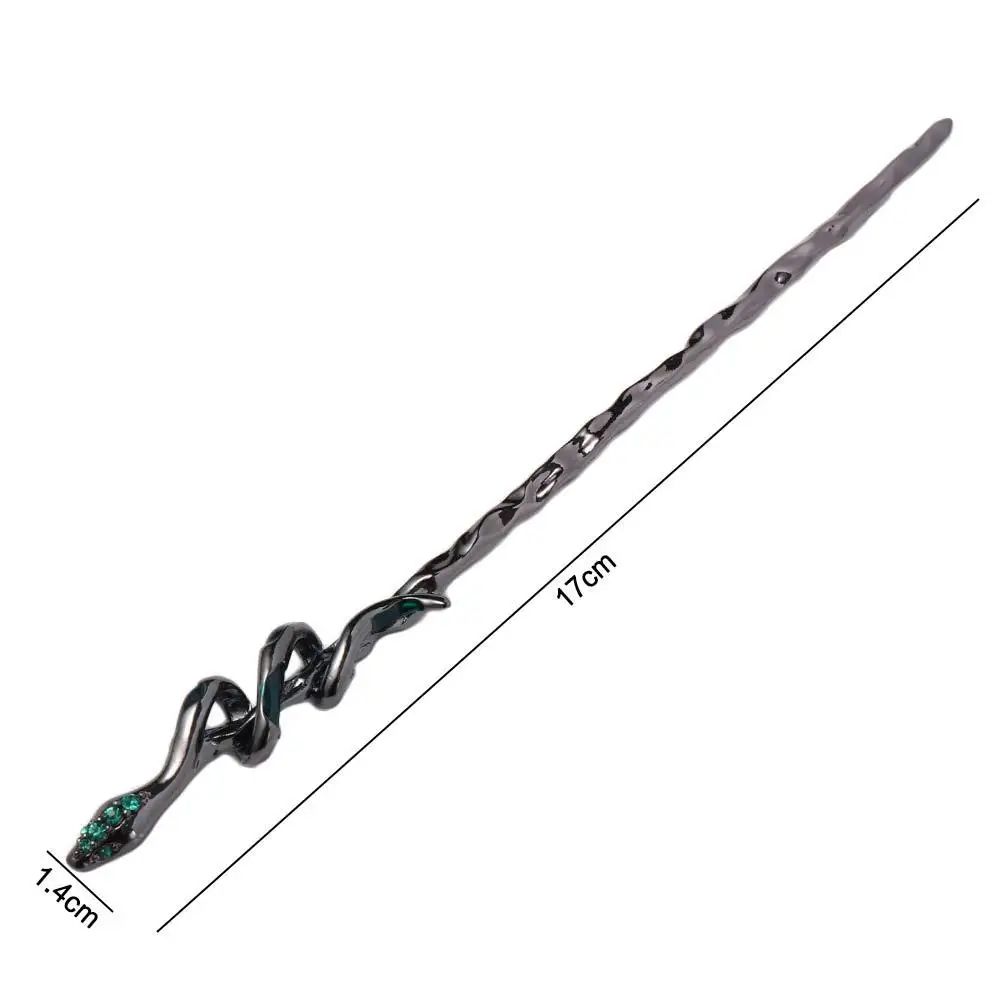 Green Girl Hair Accessories Silver Cheongsam Hanfu Hair Sticks Chinese Style Headwear Ancient Style Hairpin Metal Snake Hairpin - Image 6