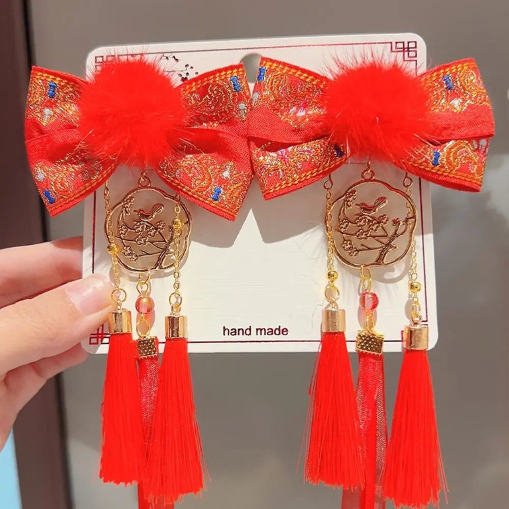 Hair Accessories Children New Year Hairpin Hanfu Headdress Chinese Style New Year Barrettes Princess Ancient Style - Image 9