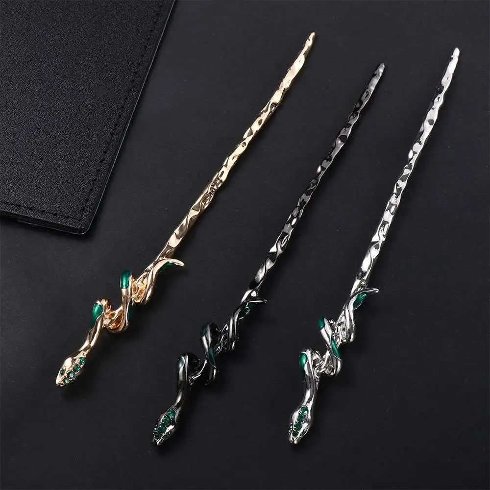 Green Girl Hair Accessories Silver Cheongsam Hanfu Hair Sticks Chinese Style Headwear Ancient Style Hairpin Metal Snake Hairpin - Image 20