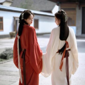 Warring States Robe Spring And Autumn Style New Chinese Style Photography Hanfu