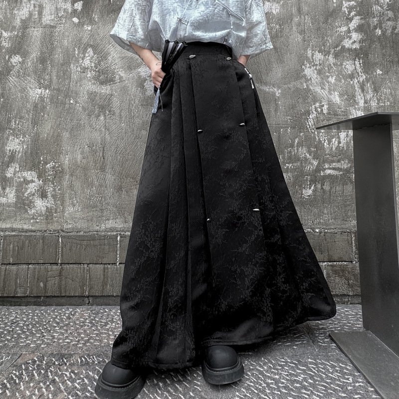 Hanfu Jacquard Horse-face Skirt Long Skirt - Image 5