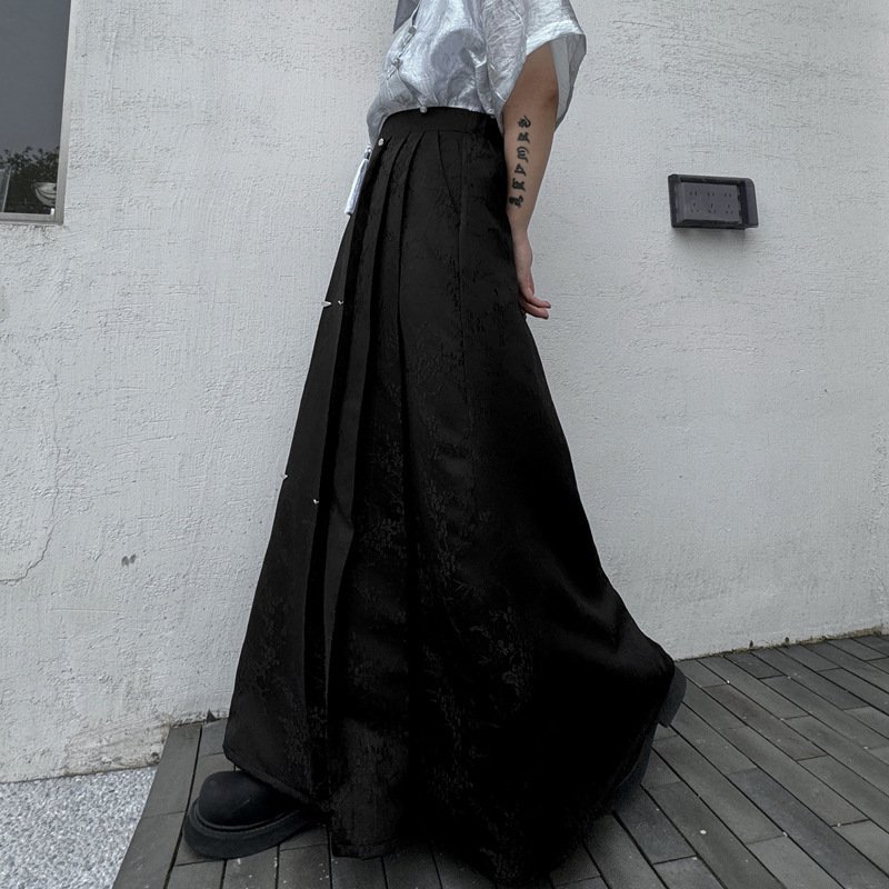 Hanfu Jacquard Horse-face Skirt Long Skirt - Image 3