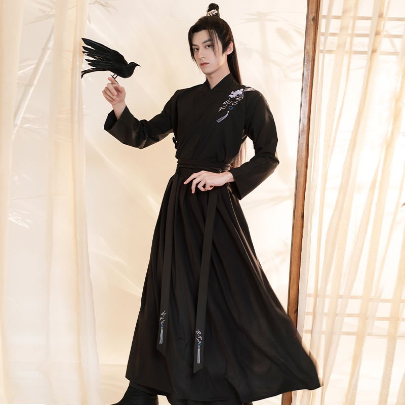 Wei-Jin Style Hanfu Two-Piece Set For Men And Women - Image 2